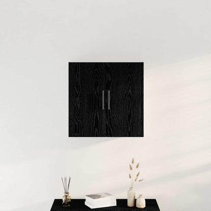 Nástěnná Skříňka 60 X 31,5 X 60 Cm Kompozitní Dřevo Černý Dub