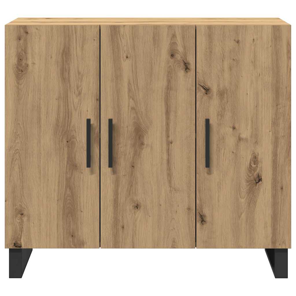 Servírovací Skříň Artisanový Dub 90 X 34 X 80 Cm