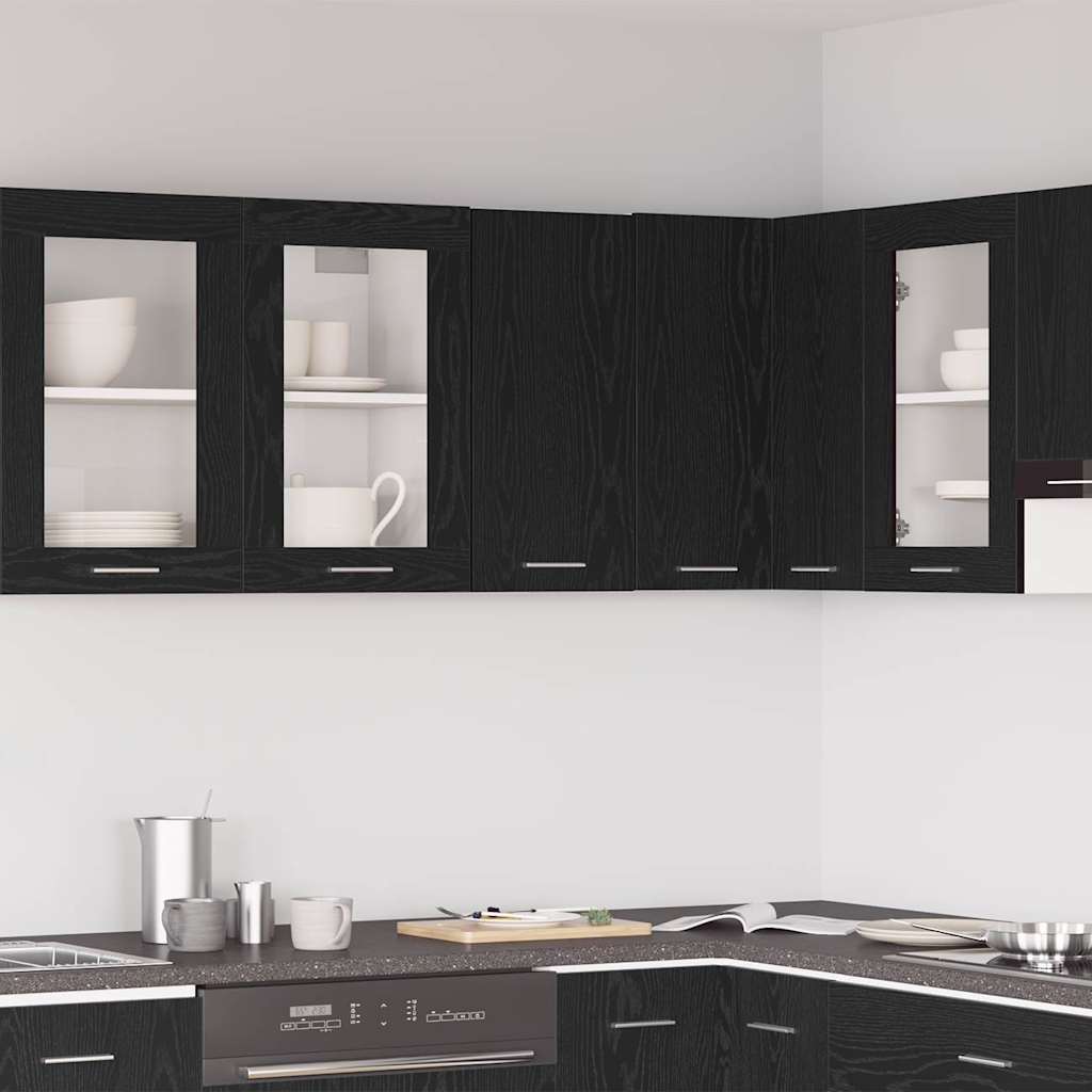 Závěsná Skříňka Černý Dub 30 X 31 X 60 Cm, Dřevěné Podlahy