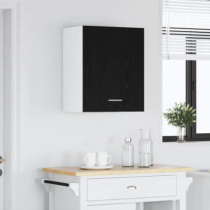 Závěsná Skříňka Černý Dub 50 X 31 X 60 Cm Kompozitní Dřevo