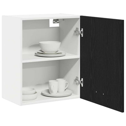 Závěsná Skříňka Černý Dub 50 X 31 X 60 Cm Kompozitní Dřevo
