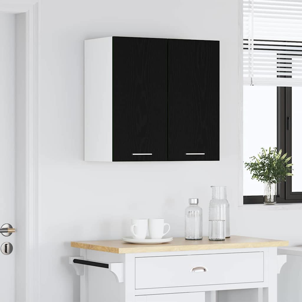 Závěsná Skříňka Lyon Černý Dub 60 X 31 X 60 Cm Kompozitní Dřevo