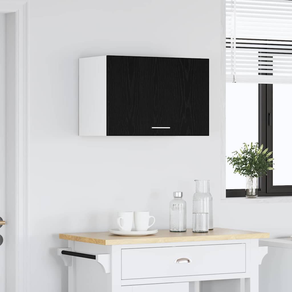 Závěsná Skříňka Lyon Černý Dub 60 X 31 X 40 Cm Kompozitní Dřevo