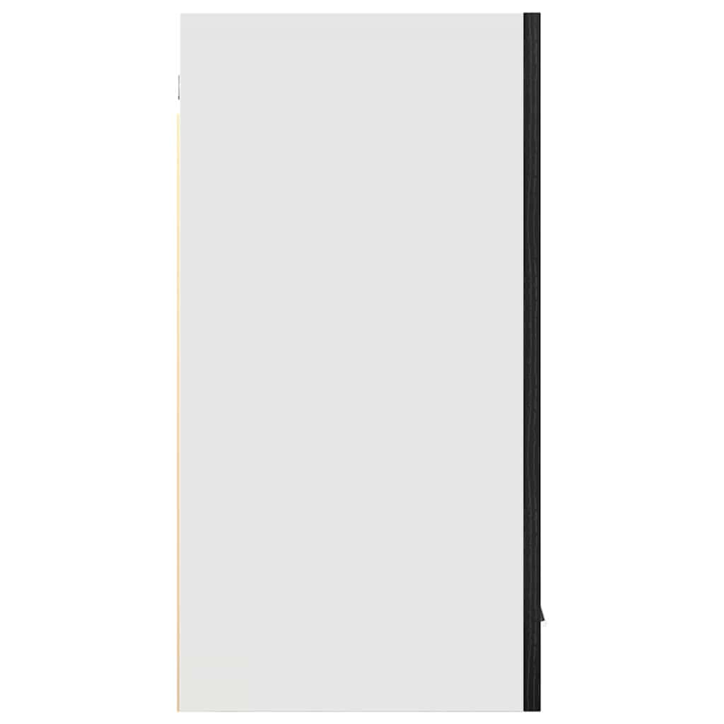 Závěsná Skříňka Lyon Černý Dub 80 X 31 X 60 Cm Kompozitní Dřevo