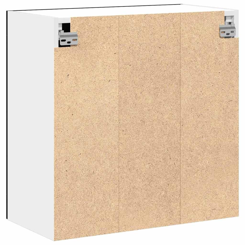 Závěsná Skříňka Černý Dub 60 X 31 X 60 Cm Kompozitní Dřevo