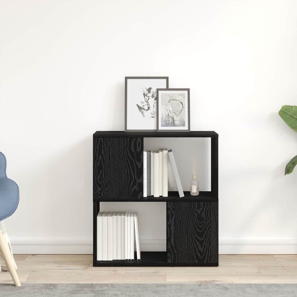 Sestava Tv Skříněk 60 X 24 X 63 Cm Černá Kompozitní Dřevo