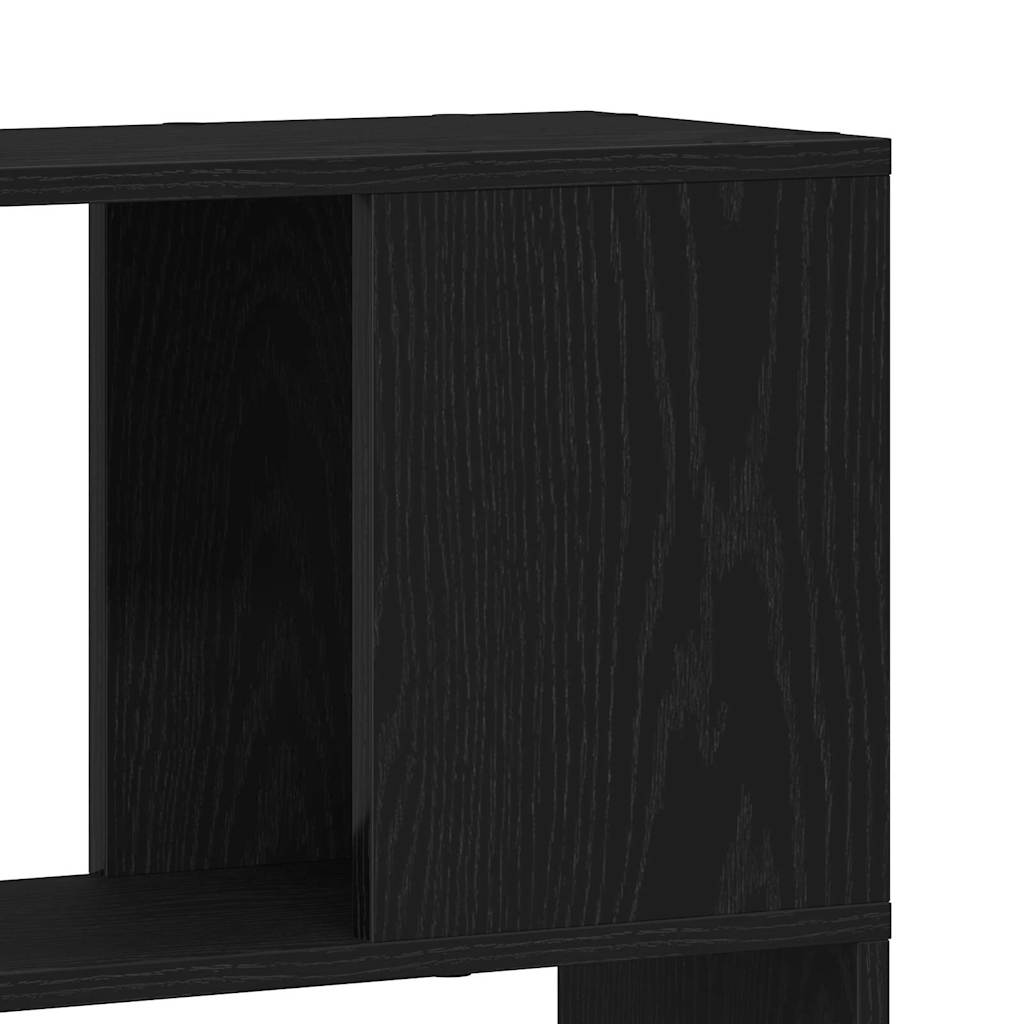 Sestava Tv Skříněk 80 X 24 X 186 Cm Černá Kompozitní Dřevo