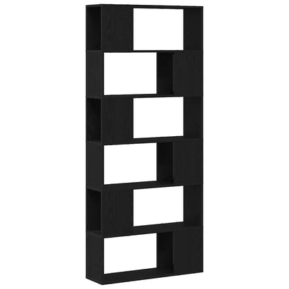 Sestava Tv Skříněk 80 X 24 X 186 Cm Černá Kompozitní Dřevo