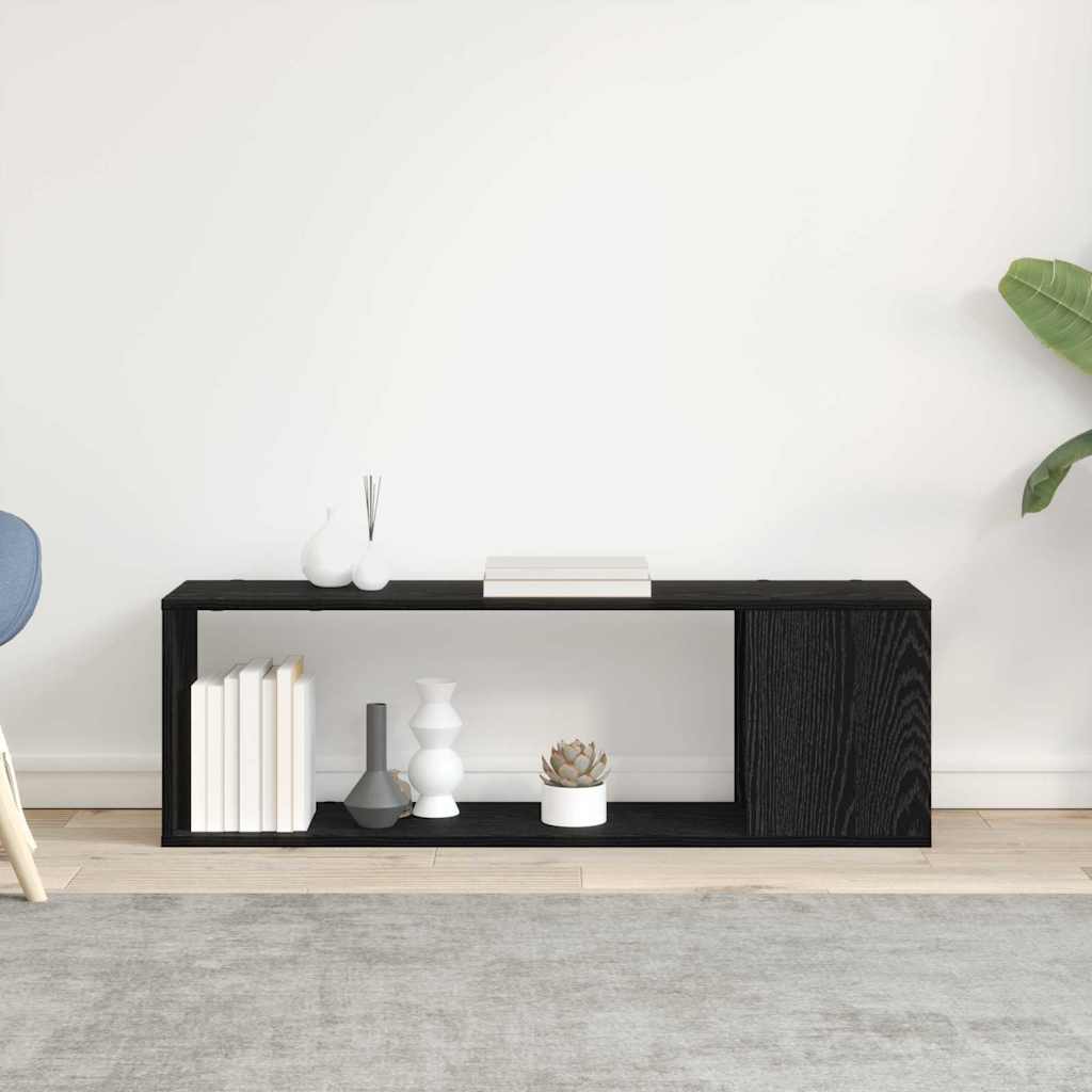 Sestava Tv Skříněk 100 X 24 X 63 Cm Černá Kompozitní Dřevo