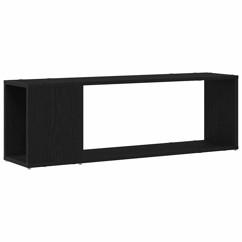Sestava Tv Skříněk 100 X 24 X 63 Cm Černá Kompozitní Dřevo