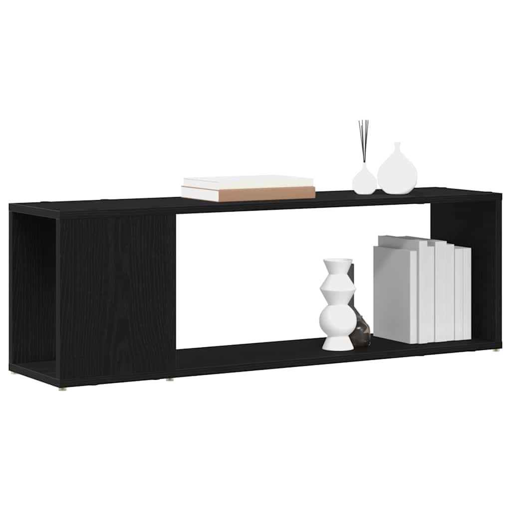 Sestava Tv Skříněk 100 X 24 X 63 Cm Černá Kompozitní Dřevo
