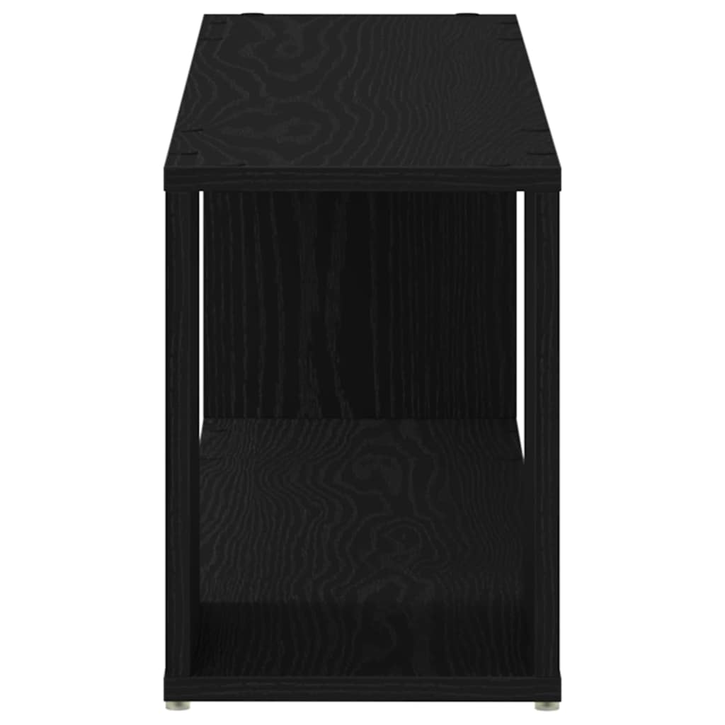 Sestava Tv Skříněk 100 X 24 X 63 Cm Černá Kompozitní Dřevo