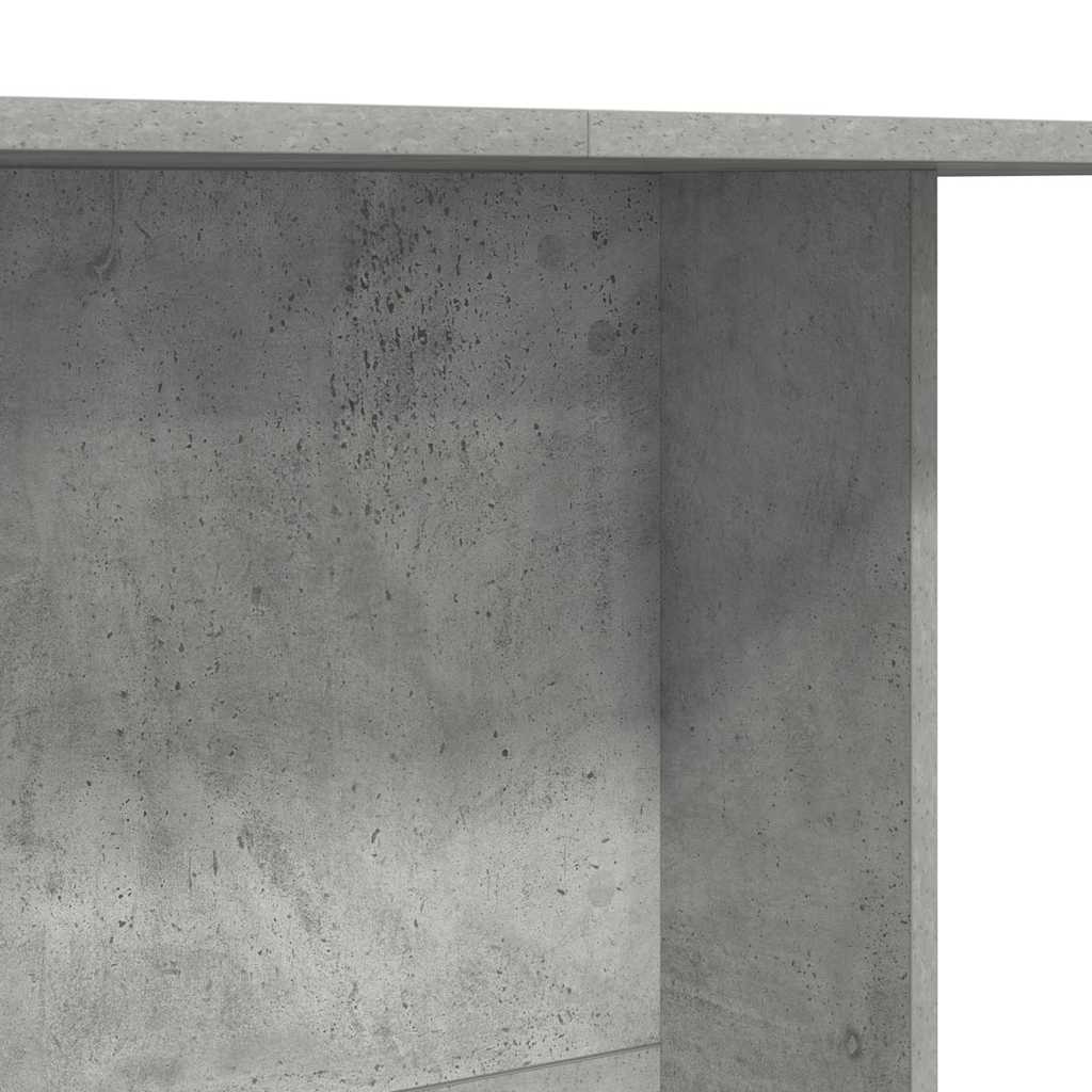 Jídelní Stůl 110 X 60 X 75 Cm Kompozitní Dřevo Betonově Šedá