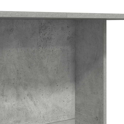 Jídelní Stůl 110 X 60 X 75 Cm Kompozitní Dřevo Betonově Šedá