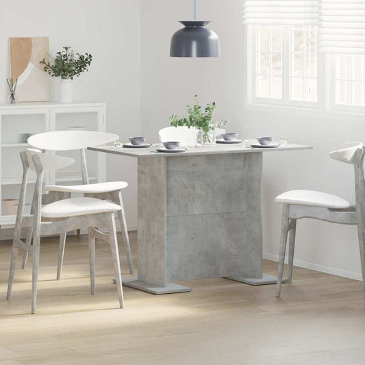 Jídelní Stůl 110 X 60 X 75 Cm Kompozitní Dřevo Betonově Šedá