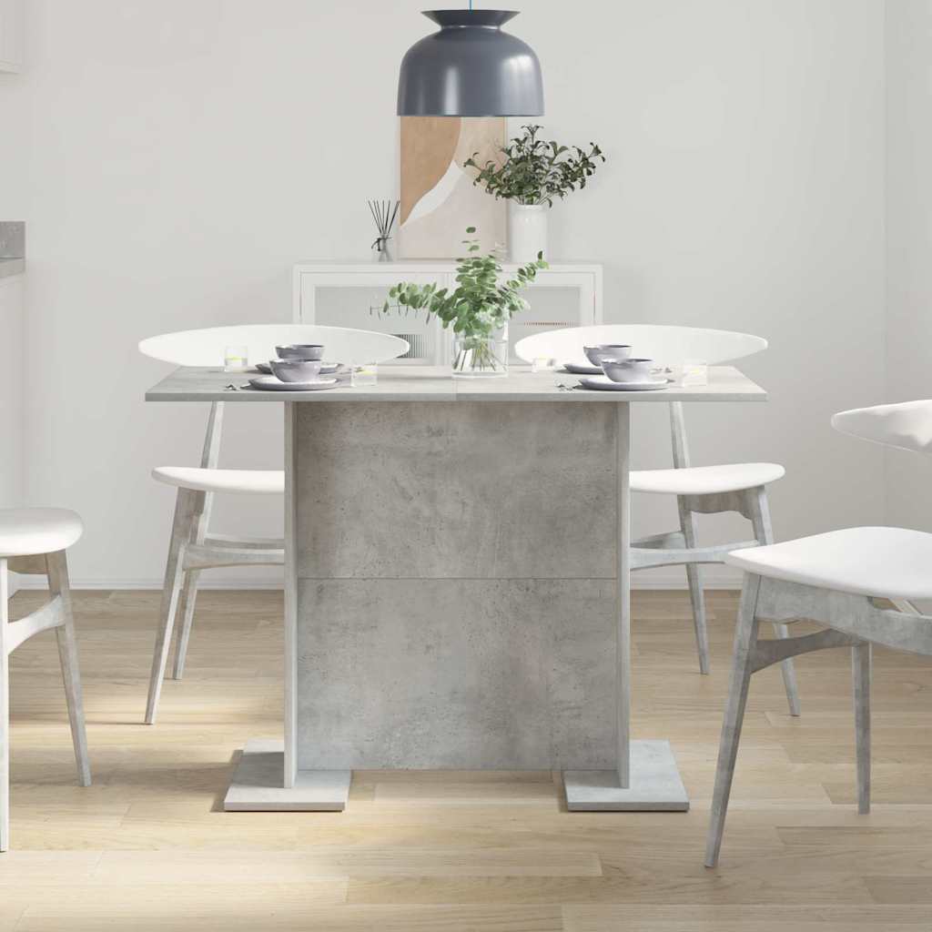 Jídelní Stůl 110 X 60 X 75 Cm Kompozitní Dřevo Betonově Šedá