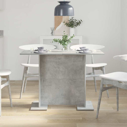 Jídelní Stůl 110 X 60 X 75 Cm Kompozitní Dřevo Betonově Šedá