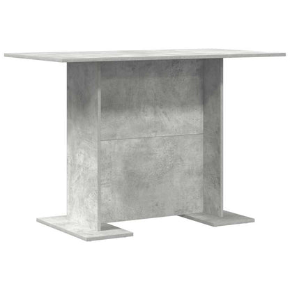 Jídelní Stůl 110 X 60 X 75 Cm Kompozitní Dřevo Betonově Šedá