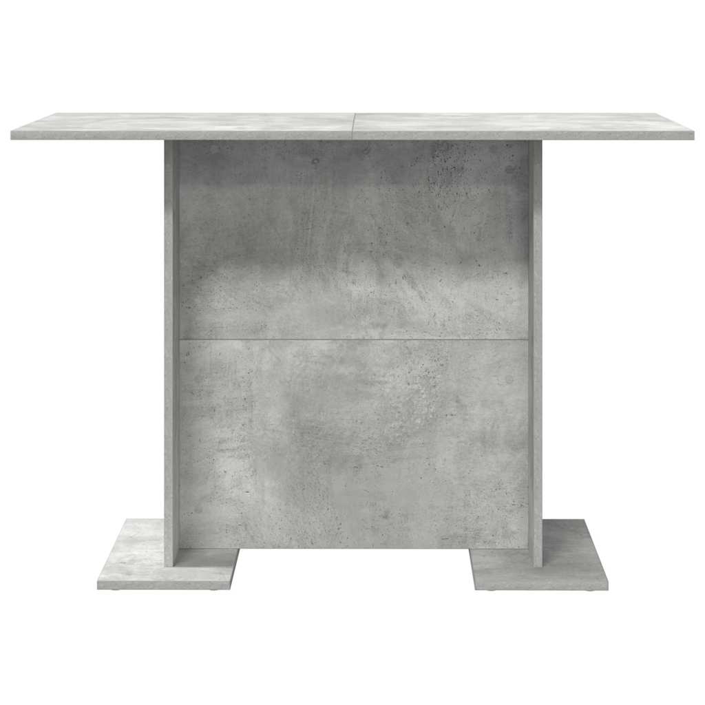 Jídelní Stůl 110 X 60 X 75 Cm Kompozitní Dřevo Betonově Šedá