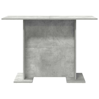 Jídelní Stůl 110 X 60 X 75 Cm Kompozitní Dřevo Betonově Šedá