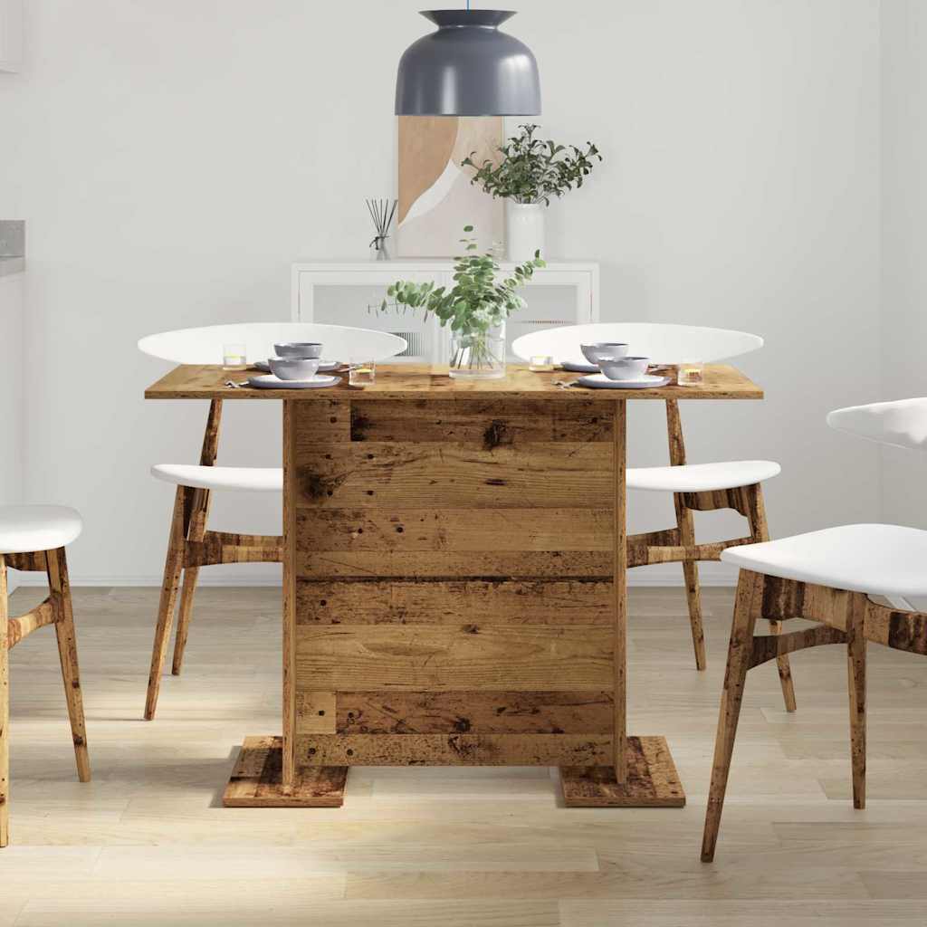 Jídelní Stůl 110 X 60 X 75 Cm Kompozitní Dřevo Staré Dřevo