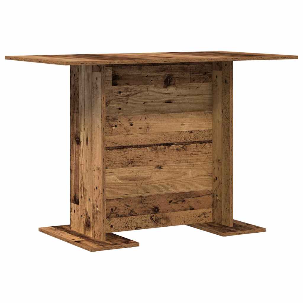 Jídelní Stůl 110 X 60 X 75 Cm Kompozitní Dřevo Staré Dřevo