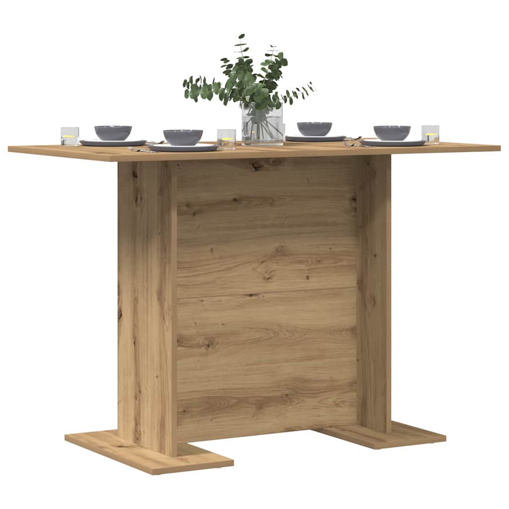 Jídelní Stůl 110 X 60 X 75 Cm Kompozitní Dřevo Artisanový Dub