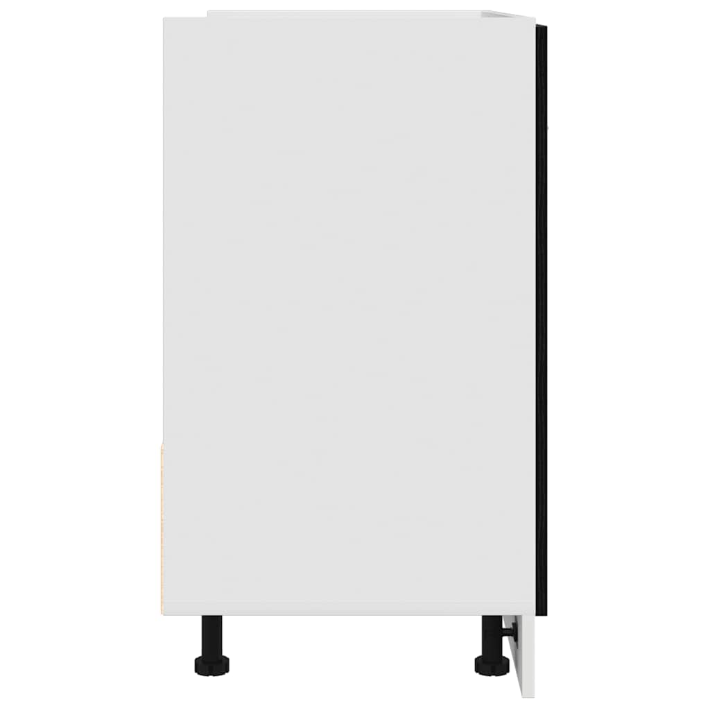 Spodní Skříňka Pod Dřez Černý Dub 80X46X81,5 Cm Dýhované Dřevo