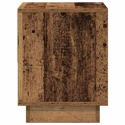 Noční Stolek Staré Dřevo 45 X 34 X 44 Cm Kompozitní Dřevo