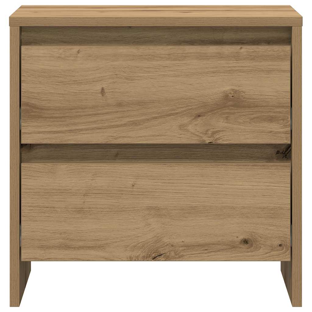 Noční Skříňka Artisanový Dub 45 X 34 X 44,5 Cm Kompozitní Dřevo