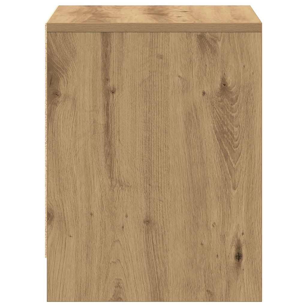 Noční Skříňka Artisanový Dub 45 X 34 X 44,5 Cm Kompozitní Dřevo