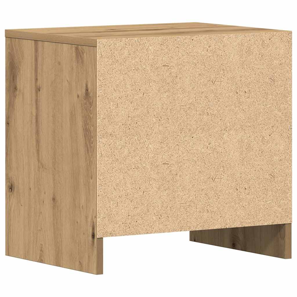 Noční Skříňka 2 Ks Artisanový Dub 45 X 34 X 44,5 Cm
