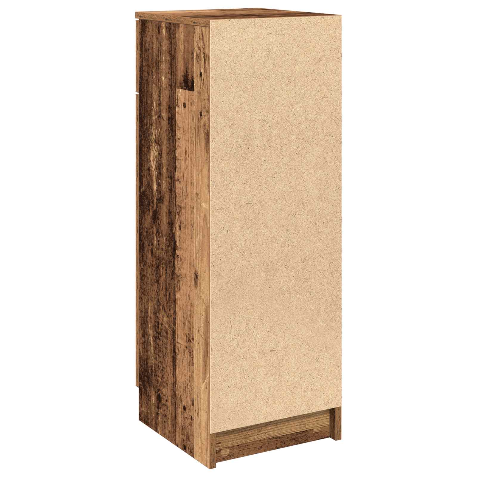 Koupelnová Skříň Staré Dřevo 32 X 34 X 90 Cm Kompozitní Dřevo