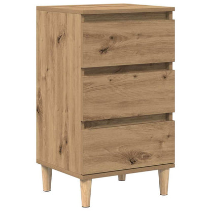 Noční Skříňka Artisanový Dub 40 X 35 X 70 Cm Kompozitní Dřevo