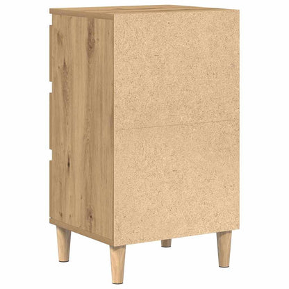 Noční Skříňka Artisanový Dub 40 X 35 X 70 Cm Kompozitní Dřevo