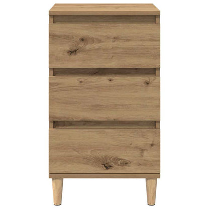 Noční Skříňka Artisanový Dub 40 X 35 X 70 Cm Kompozitní Dřevo