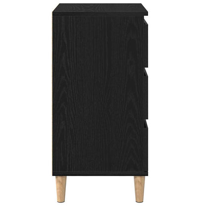 Noční Skříňka Černý Dub 40 X 35 X 70 Cm Kompozitní Dřevo