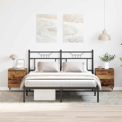 Noční Skříňka 2 Ks Staré Dřevo 40 X 35 X 50 Cm Kompozitní Dřevo