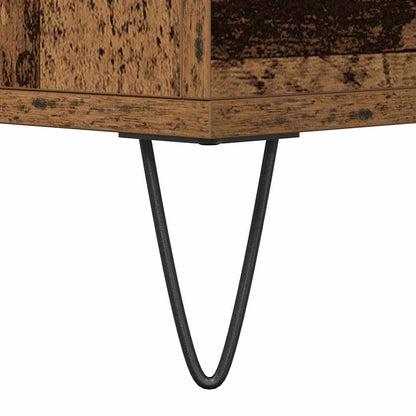 Servírovací Skříň Staré Dřevo 60 X 35 X 70 Cm Kompozitní Dřevo