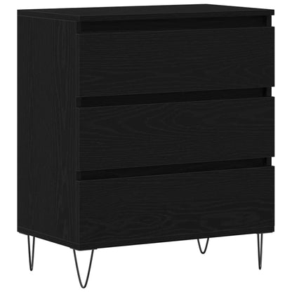 Servírovací Skříň Černý Dub 60 X 35 X 70 Cm Kompozitní Dřevo