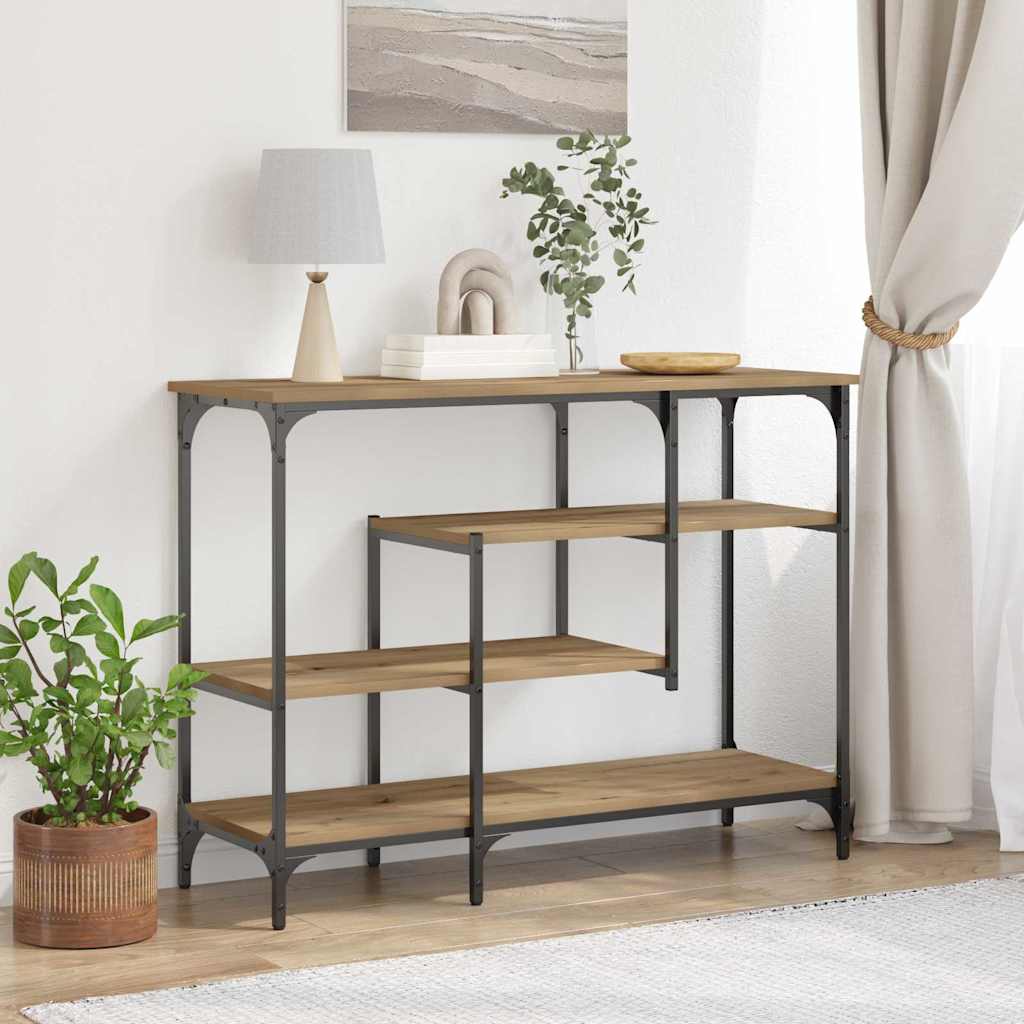 Konzolový Stolek Dub Artisan 100 X 35 X 75 Cm
