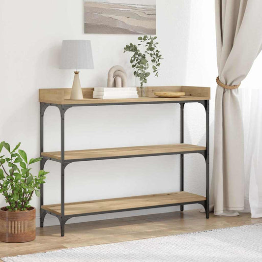 Konzolový Stolek Dub Artisan 100 X 30 X 80 Cm