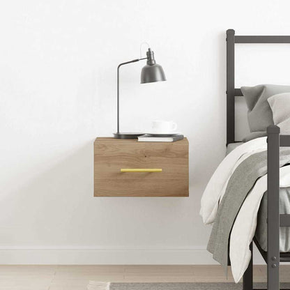 Noční Skříňka 35 X 35 X 20 Cm Kompozitní Dřevo Artisanový Dub