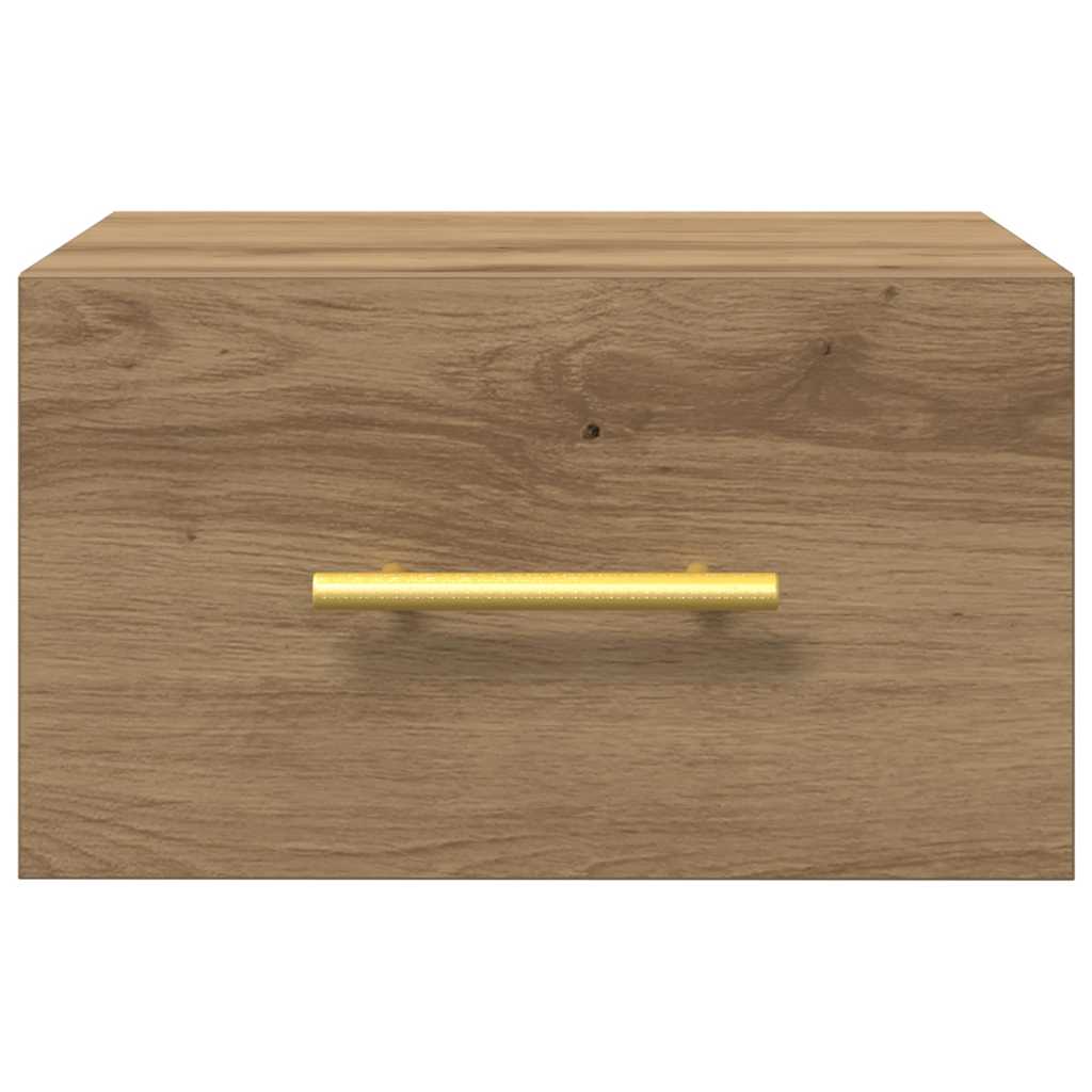 Noční Skříňka 35 X 35 X 20 Cm Kompozitní Dřevo Artisanový Dub