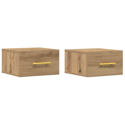 Noční Skříňka 2 Ks 35 X 35 X 20 Cm Kompozitní Dřevo