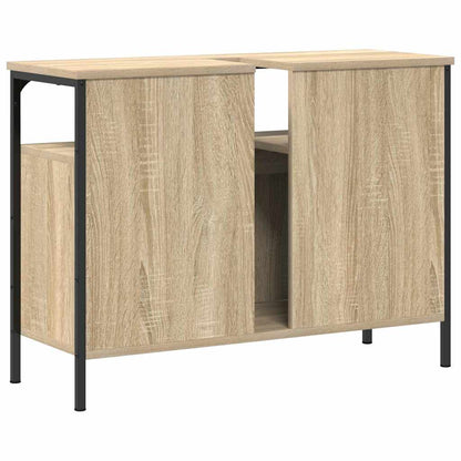 Skříňka Pod Umyvadlo Hnědá 80 X 30 X 60 Cm Kompozitní Dřevo