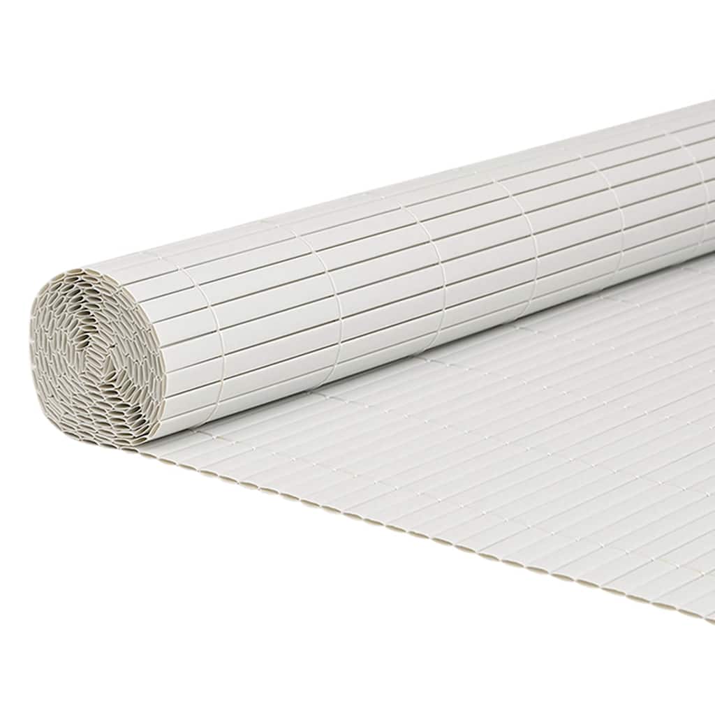 Zahradní Plot Oboustranný Bílý 1,8 X 3 M Pvc