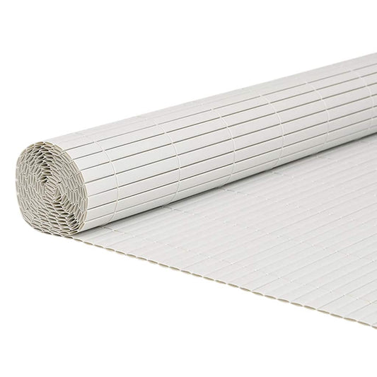 Zahradní Plot Oboustranný Bílý 1,8 X 3 M Pvc