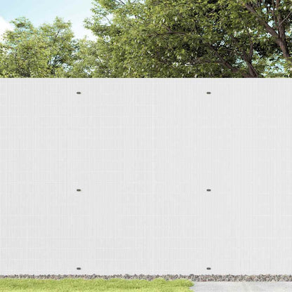 Zahradní Plot Oboustranný Bílý 1,8 X 3 M Pvc