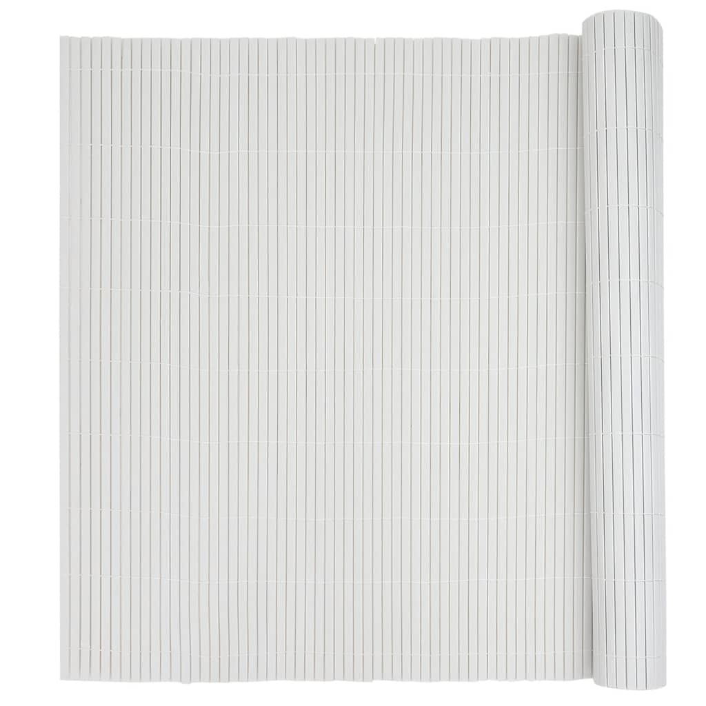 Zahradní Plot Oboustranný Bílý 1,8 X 3 M Pvc